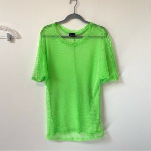 Neon Green Fishnet shirt 💚
